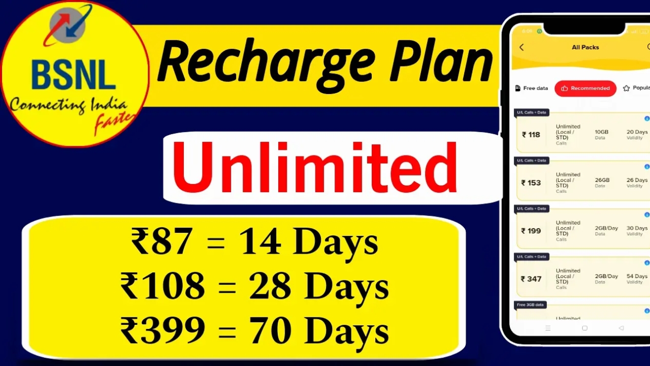 BSNL Cheapest Plan Launch