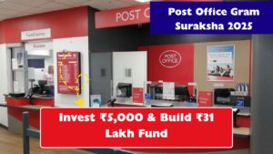 Post Office Gram Suraksha 2025: Invest ₹5,000 & Build ₹31 Lakh Fund